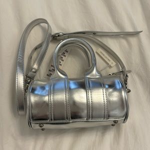 NWT silver Urban Outfitters mini bag